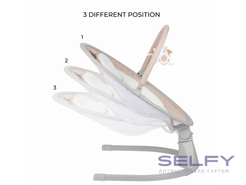 Детская качелька FreeON Elite, бежевая, Фото 6