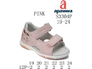 Босоніжки дитячі Apawwa S3304P pink 19-24