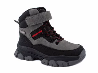 Черевики зимові дитячі Clibee HB256 grey-black 26-31 по-розмірно