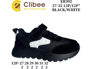 Кросівки дитячі Clibee EB392 black-white 27-32
