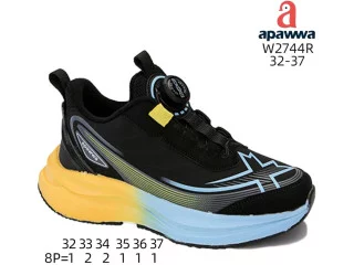 Кросівки дитячі Apawwa W2744R black-navy 32-37