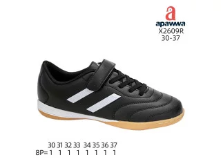 Футзалки дитячі Apawwa X2609R black 30-37