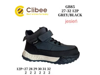 Черевики дитячі Clibee GB85 grey-black 27-32