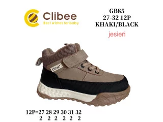 Черевики дитячі Clibee GB85 khaki-black 27-32
