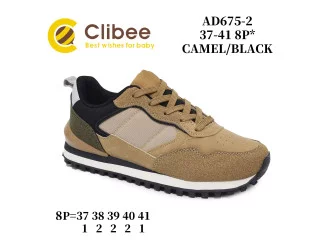 Кросівки Clibee AD675 camel-black 37-41