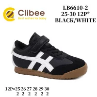 Кросівки дитячі Clibee LB6610 black-white 25-30