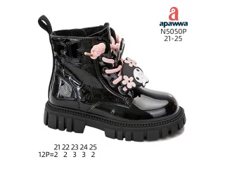 Черевики дитячі Apawwa N5050P black 21-25
