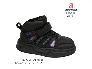 Хайтопи дитячі Apawwa T6546P black 26-31