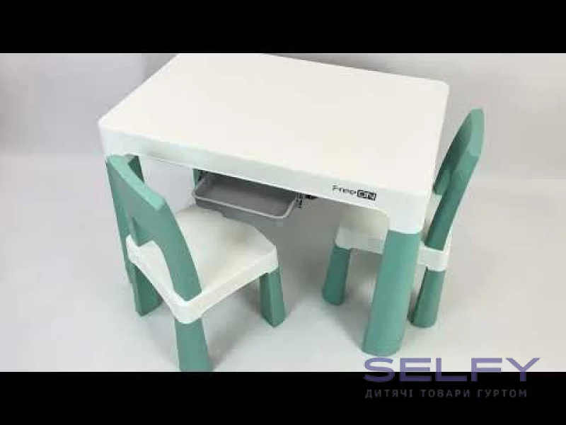 Комплект мебели детский FreeON NEO White-Mint, Фото 6