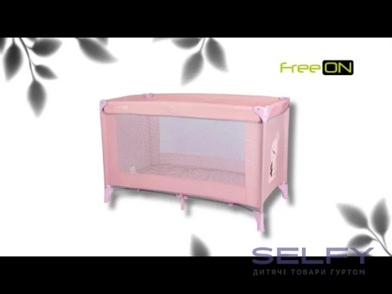 Кровать-манеж детская FreeON Travel Love Pink, Фото 6